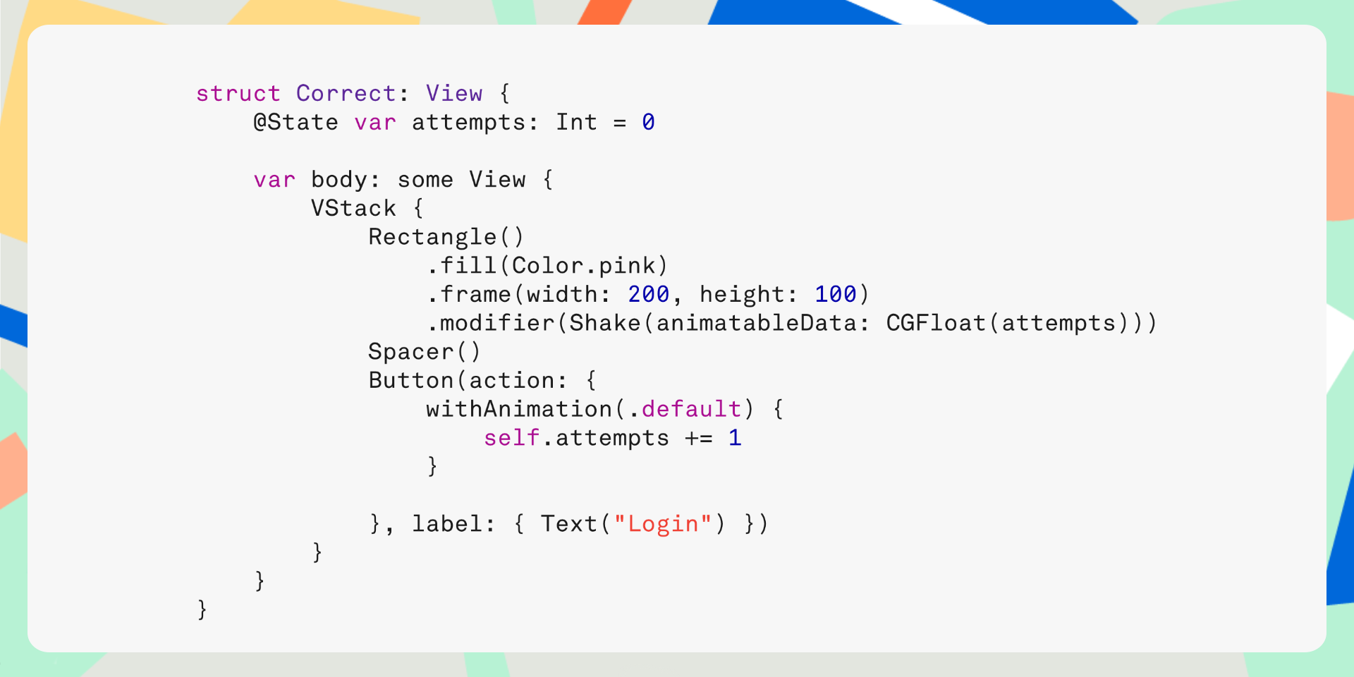 SwiftUI: Shake Animation · SwiftUI: Shake Animation ·